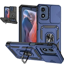 For Motorola Moto G 5G 2024/G Play 2024 5G Phone Case with Slide Camera Cover