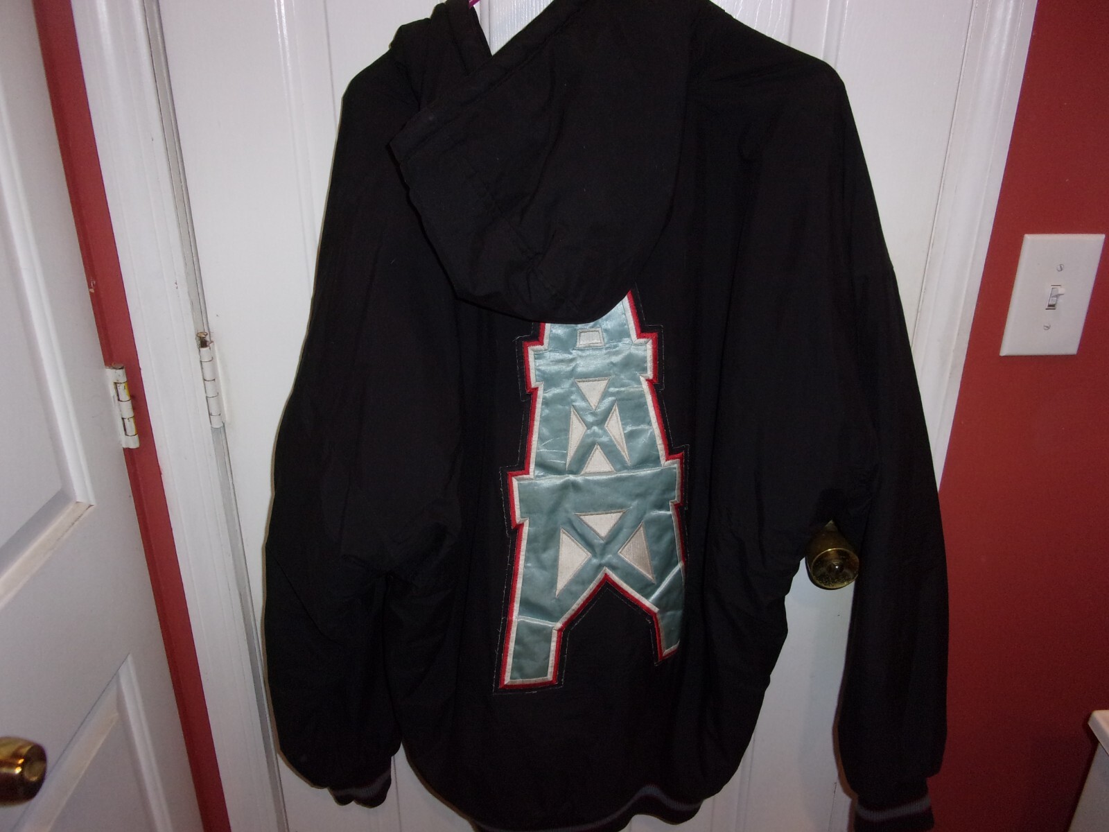 HOUSTON OILERS STARTER JACKET XL VINTAGE Gem