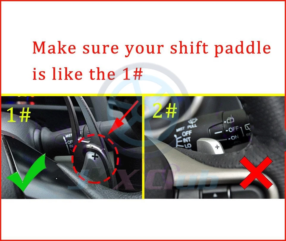 For Honda Civic 10th CRV 2016-2019 DSG Steering Wheel Shift Lever Paddle Shifter - Image 2 of 4