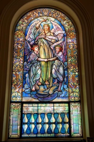 Stained Glass Vintage Three Angels (Made in Toronto, Canada) - Picture 9 of 9