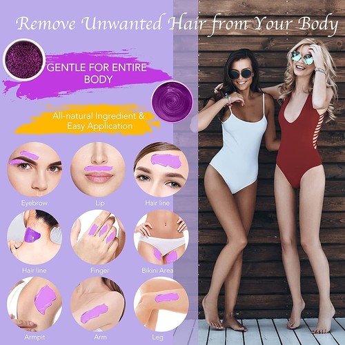 Wax Machine Kit Professional Hot Wax Pot Hair Removal Waxing Heater Wax Beans - 第 10/36 張圖片