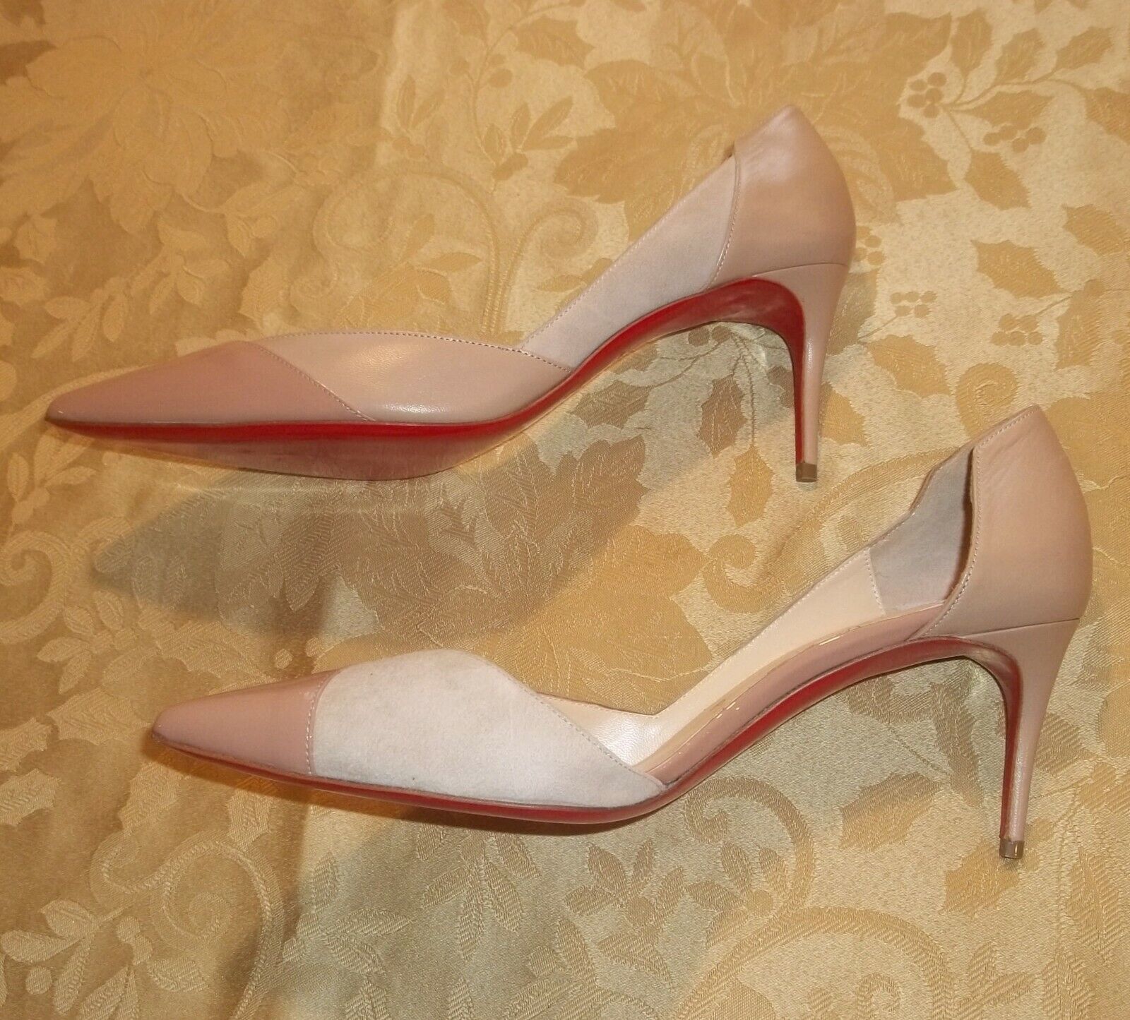 Christian Louboutin Nude Red Bottom Shoes for Women Size US 6 EUR 