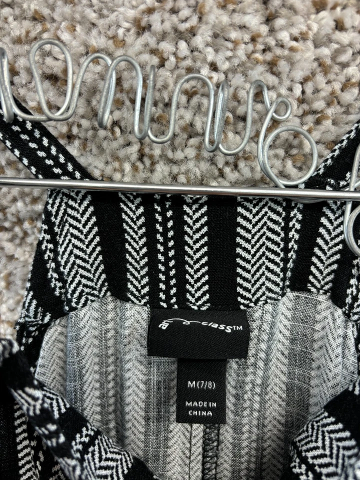 Mono corto Chevron a rayas negro/blanco Art Class niñas 7/8 M Foto 2 de 4