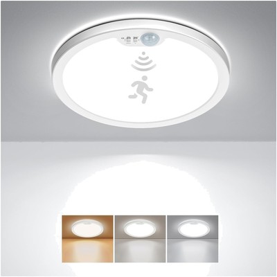 Energieeffiziente LED Deckenleuchte mit 3 Sensor Modi - Ideal für Küche und Flur
