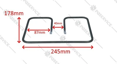 Rowenta resistenza inferiore 1000W 230V piastra Optigrill GR702 GR712 GR750 GC7
