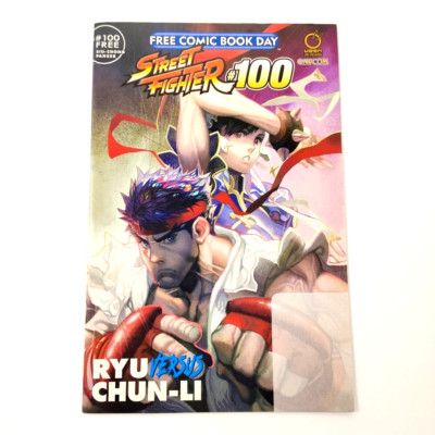 FCBD 2020 Street Fighter #100 NM Ryu Vs Chun-Li Udon Free Comic Book Day 
