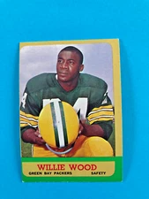 1963 Topps Football, Willie Wood, #95, HOF, See "Item Description" For Condition
