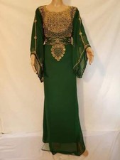 SALE New Wedding Dress Moroccan Dubai Kaftan Abaya Dress Very Fancy Long Gown415