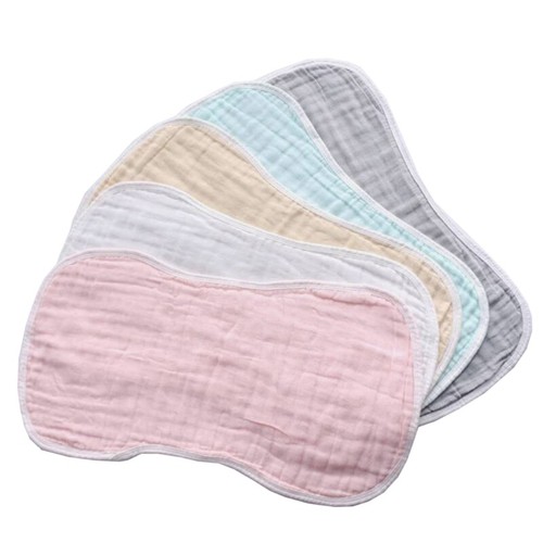 5 Pcs Baby Bib 6 Layers Multi Use Burping Cloth Super Soft Absorbent Face Towels eBay