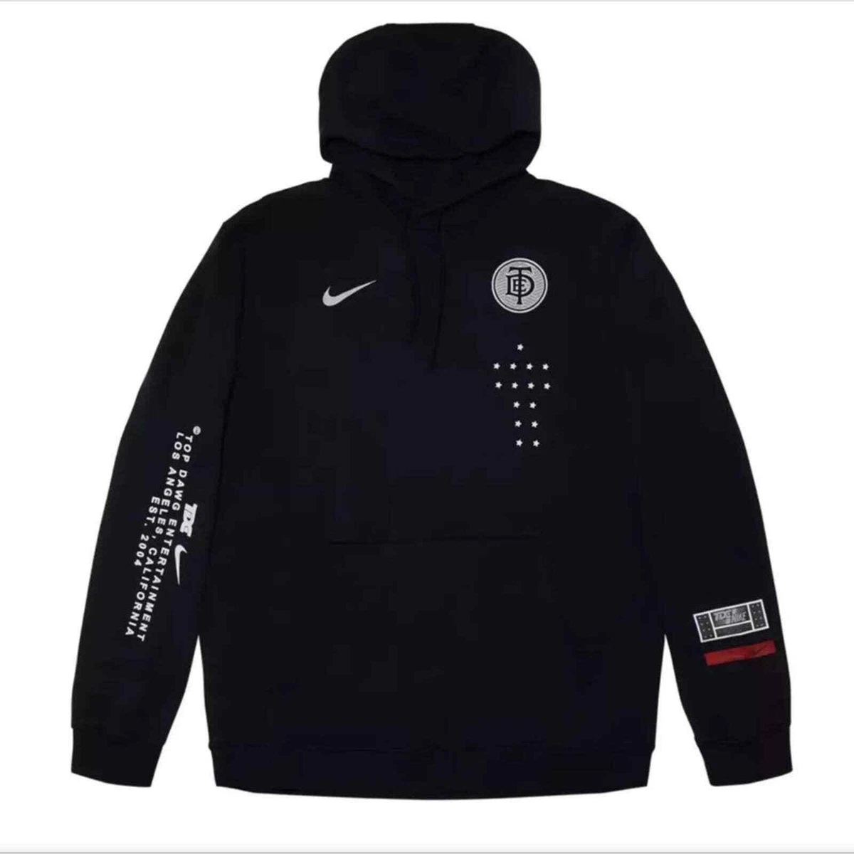 Slink Verbinding verbroken stewardess Nike Top Dawg Entertainment Black Hoodie Collab w/ Kendrick SZ M | eBay