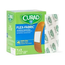 CURAD Fabric Adhesive Bandages, 1" x 3"