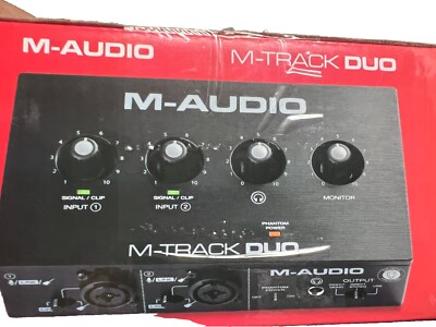 M-Audio M-Track Duo 2-Channel USB Audio Interface