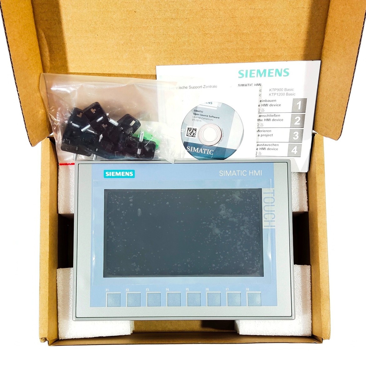 SIEMENS SIMATIC 6AV2123-2GB03-0AX0 HMI KTP700 BASIC TOUCH PANEL