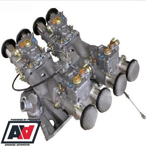 Rover V8 4 x er 45DCOE Crossram Carb And Manifold Full Kit con UK