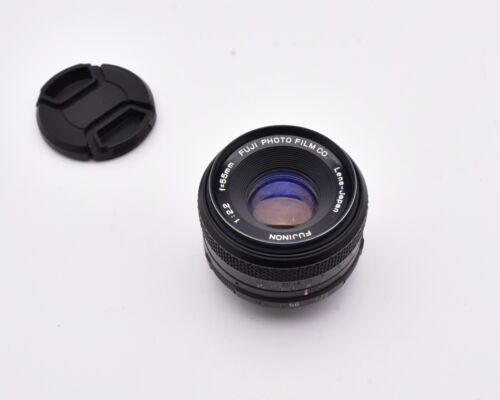 Fuji Fujinon 55mm f/2.2 Prime Lens M42 Mount & Caps READ (#11655) - Picture 1 of 8