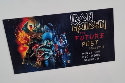 Glasgow Scotland The Future Past Tour  Eddie Fridge Magnet 2023