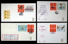 GB 1994/6 Commemorative Stamp Booklet Panes on FDC + Special Cancels (4) DQ349