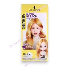 Schwarzkopf Freshlight Foam Milky Hair Color Dye Dying Kit : Milky Super Bleach