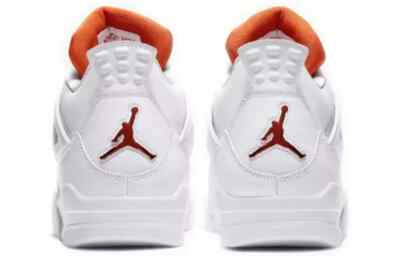 Air Jordan 4 Retro ホワイト/オレンジ 9.5 US Size 9.5 - Air Jordan 4 Retro Orange Metallic for sale online | eBay
