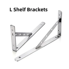 triangle bracket  Heavy Duty Corner Jointing L Shelf Brackets Stainless steel