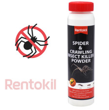 Rentokil Spider & Crawling Insect Killer Powder, Easy Use/Highly Effective 150g