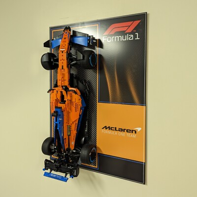 BRICK IN IT Wand Display Panel für LEGO  McLaren Formel 1  Rennwagen 42141