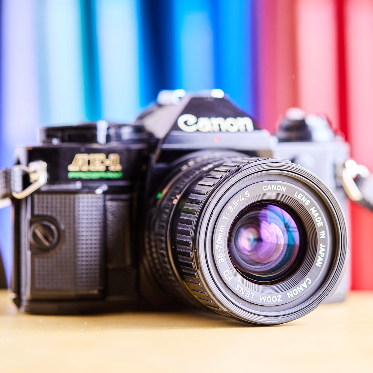 Canon T50 (argentique 35mm) Avec Objectif Cosina 28mm Et Housse - Très Bon état