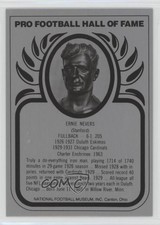 1988-2013 Pro Football Hall of Fame Metallic Ernie Nevers HOF 0b5
