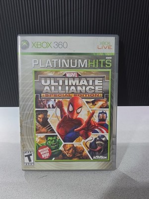 Marvel Ultimate Alliance Special Edition Platinum Hits X360 CIB Bonus Disc