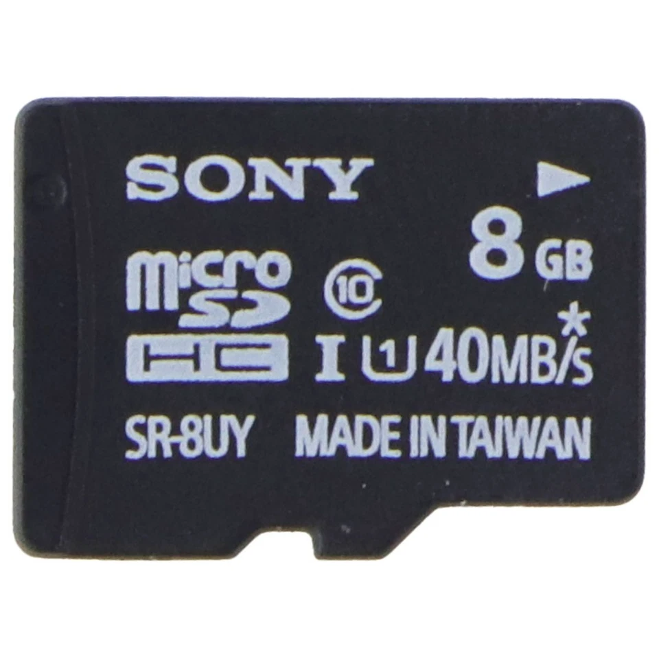 Sony 8GB Micro SDHC Memory Card (SR-8UY) - Image 2 of 4