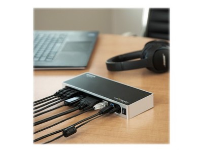 StarTechcom USB 3 Dual Monitor Dock HDMI DVI/VGA Laden/Docking DK30ADD