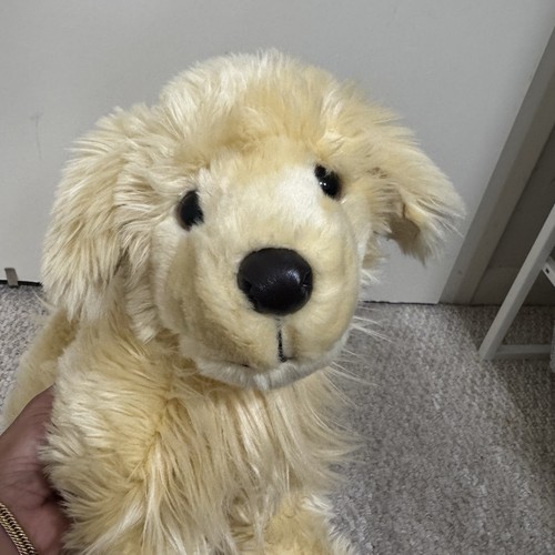 FAO Schwarz Plush Golden Retriever Doodle Stuffed Animal Medium 14-24 in
