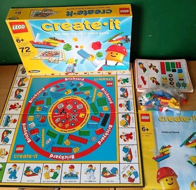 Vintage Lego Create It Brettspiel 1999 Nr. 03093