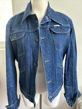 Vintage Wrangler Jacket No Fault Denim Sanforized Sanfor Set USA Made