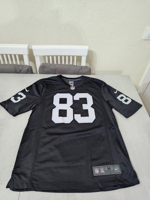 CAMISETA NIKE MODELO GAME JERSEY NFL DE LOS VEGAS RAIDERS Nº83 TALLA M.