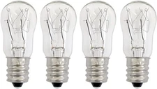 WE05X20431 Dryer Drum Replacement Bulbs,120V/10W/E12,Dryer Light Clear Glass 