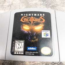 Nightmare Creatures Nintendo 64 N64 Game Pak Activision Survival Horror 1998