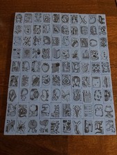 NEW Lakeshore Learning Picture Stamp Set   90 Educational Rubber Stamps