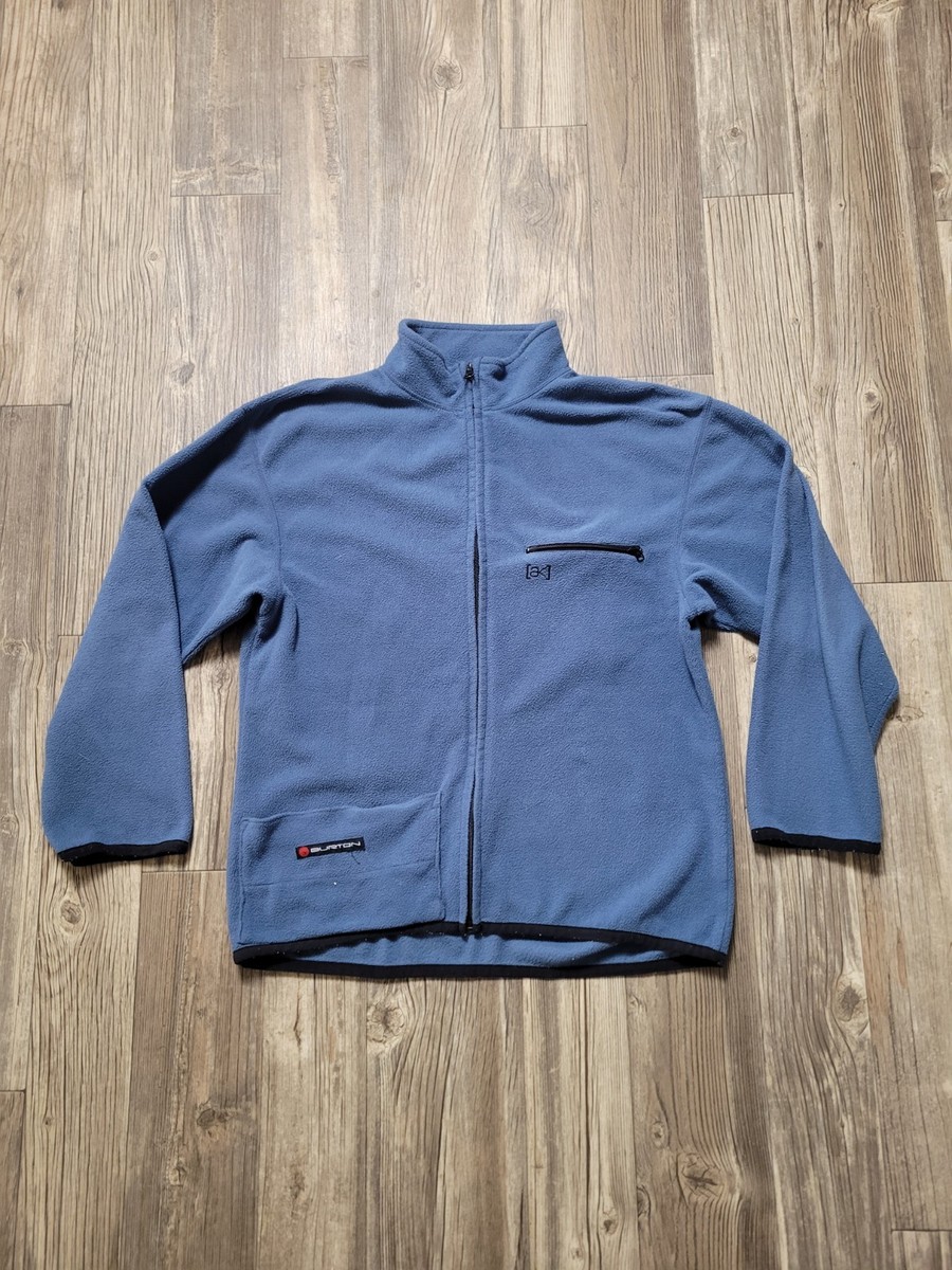 Burton Men's [ak] フリース Vintage Burton AK Fleece Full Zip Jacket Men's Blue