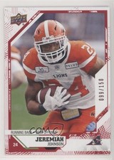 2019 Upper Deck CFL Red 99/150 Jeremiah Johnson #67 o1h