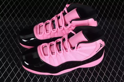 Jordan 11 Retro Pink/Black Rose/Noir Men s Size US 7-12