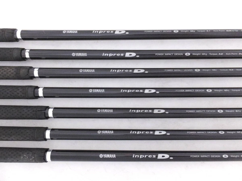 Juego de plancha Yamaha prensa D forjada 6.7.8.9.p.a.s genuino grafito Flex R Foto 3 de 3