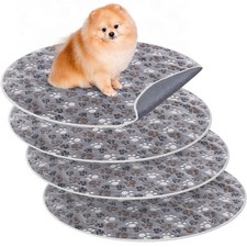 Clysee 4 Pack Washable Whelping Pad Whelping Supplies Absorbent Reusable Puppy T