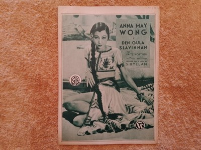 ANNA MAY WONG Cover 1935 Kay FRANCIS GARBO Merle OBERON Leslie HOWARD BARRYMORE