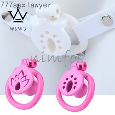 Male Sissy Chastity Cage Anti Cheating Chastity Device with 4 Rings Belt