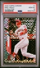 Mike Trout 2020 Topps Chrome X-Fractor Refractor #1 Los Angeles Angels PSA 10