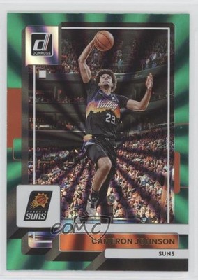 2022-23 Panini Donruss Holo Green Laser Cameron Johnson #137 0z67