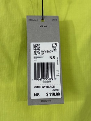 Adidas BY STELLA MCCARTNEY GYM SACK JN7102 Bahia Glow 5.5\