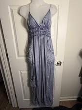 URBAN OUTFITTERS BLUE WASH JUMPSUIT HAREM STYLE SIZE SMALL