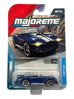 Majorette Vintage Shelby Cobra Blue 1:64 8502000001 NEW Metal Diecast Model